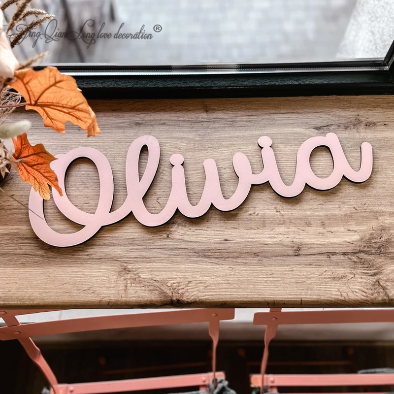Custom Decorative Wooden Sign  – обзор и цена Baby Nursery Name Letters