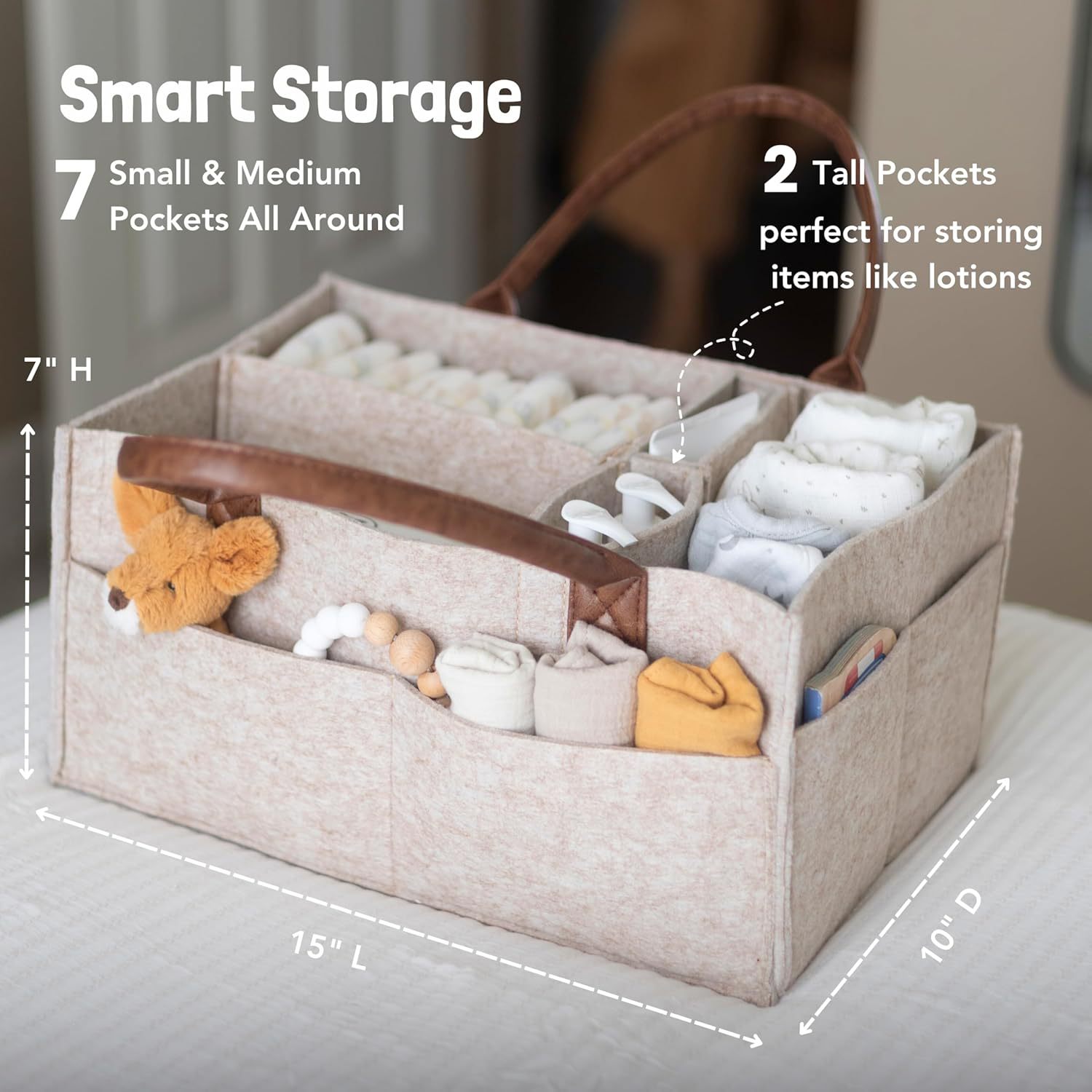 Baby Felt Storage Nursery Orga – обзор и цена Baby Nursery Organizer