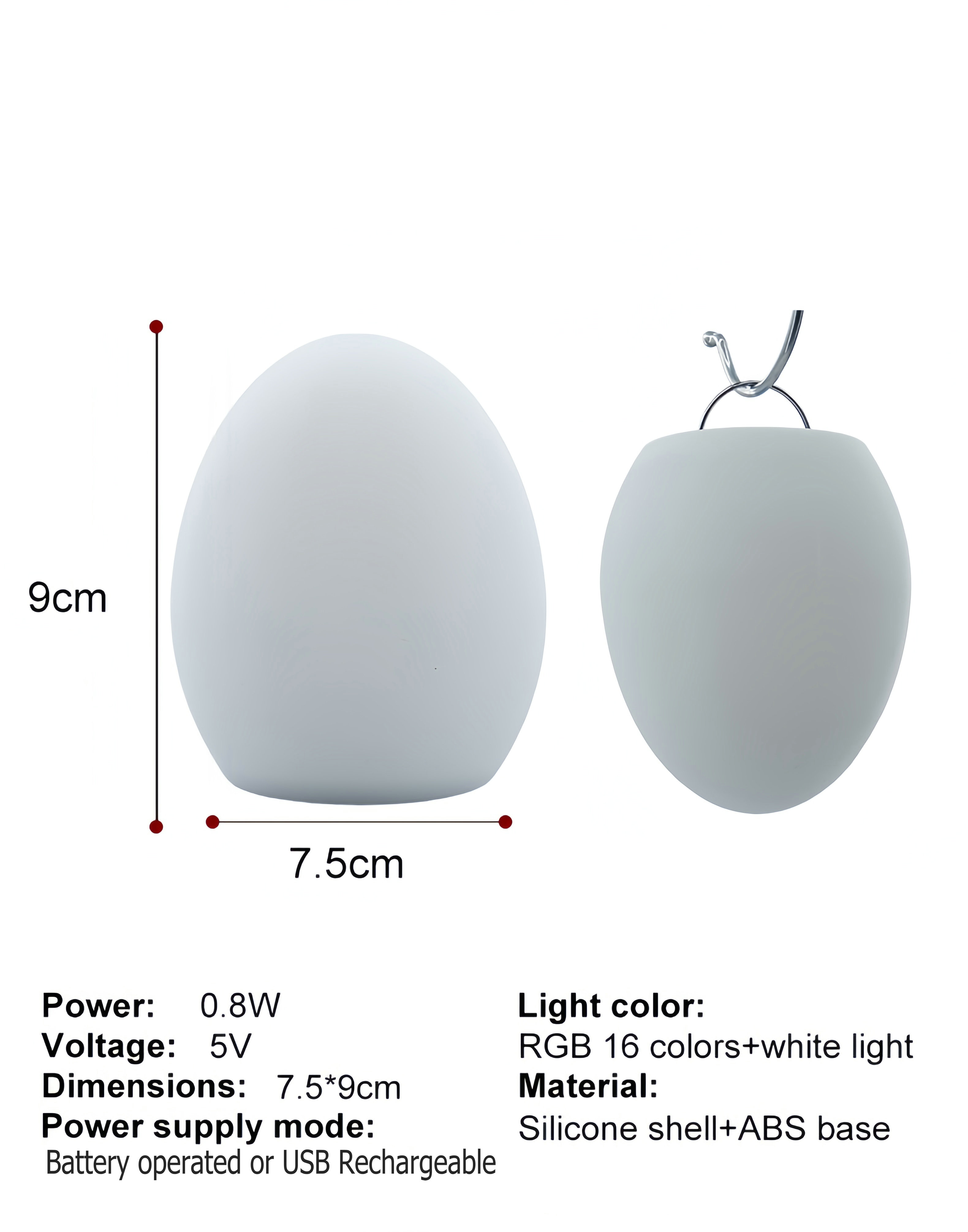 Baby Nursery Night Light LED E – обзор и цена Baby Nursery Egg Light