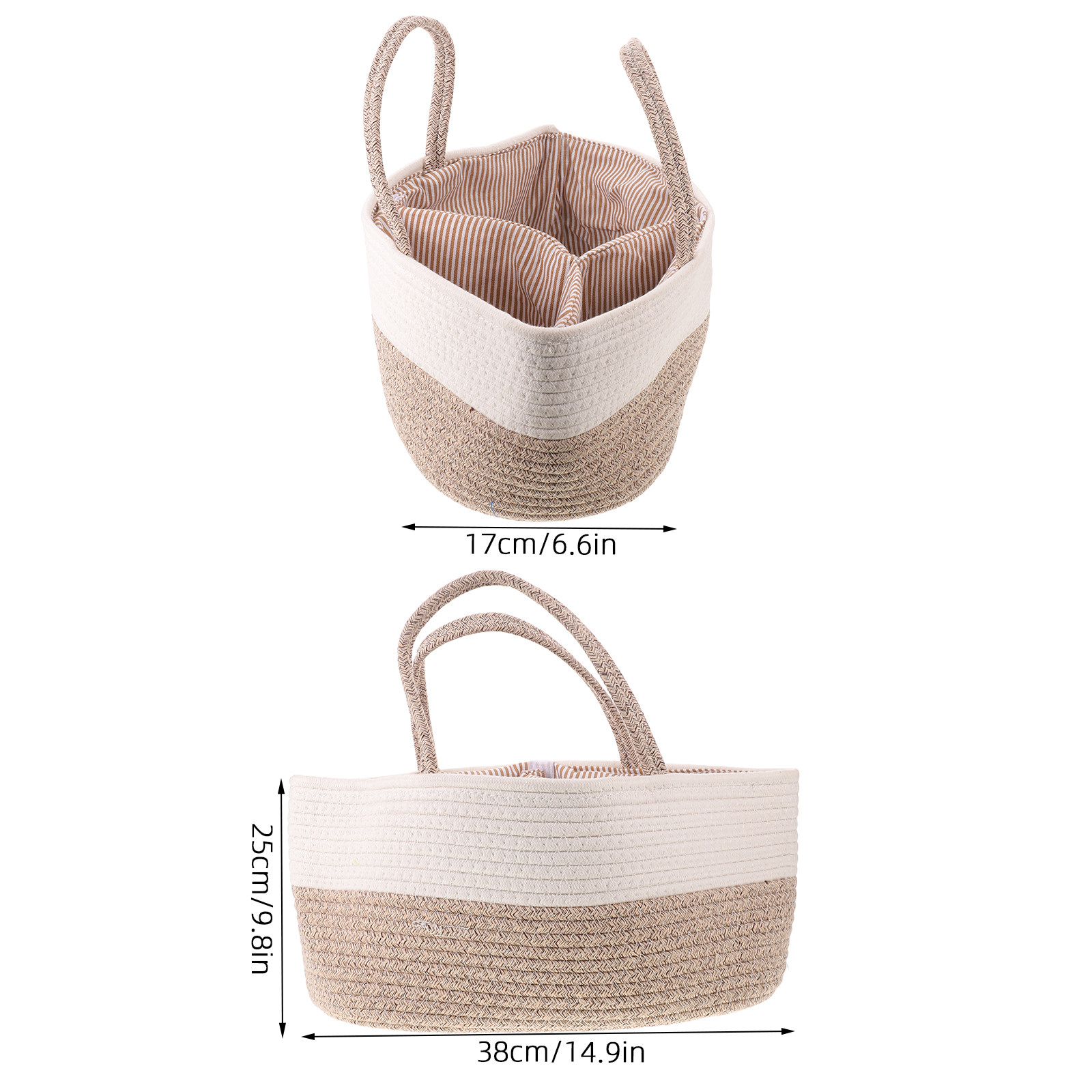 Portable Diaper Caddy Cotton R – обзор и цена Baby Nursery Organizer