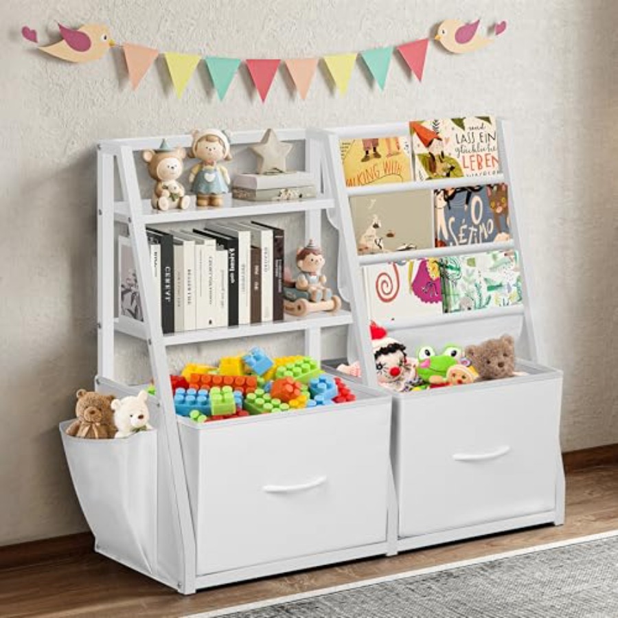 Bookshelf and Toy Storage Book – обзор и цена Baby Nursery Shelves