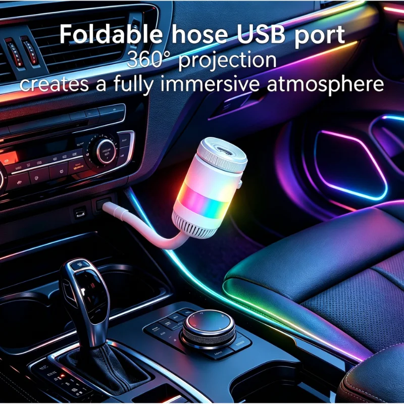 NEW Car Ambient Light 2-in-1 G – обзор и цена Night Light Projector Stars