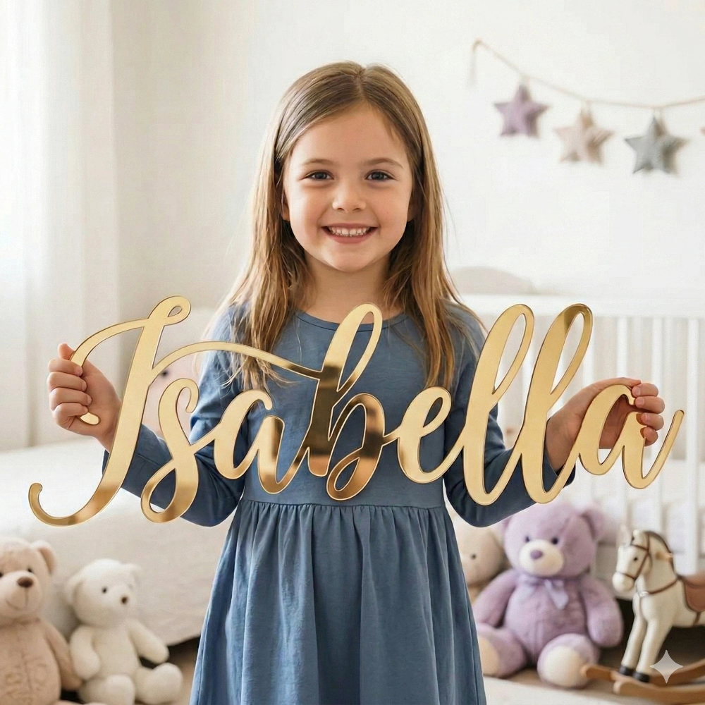 Custom Acrylic Name Sign Choos – обзор и цена Baby Nursery Name Letters
