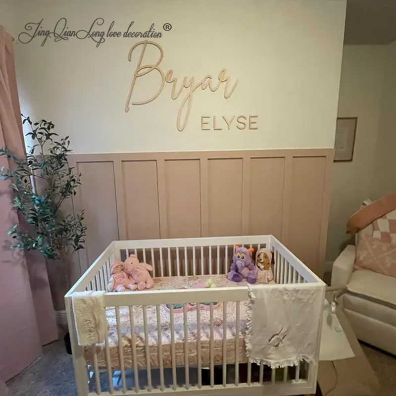 Nursery Name 3D Wood Sign Curs – обзор и цена Baby Nursery Name Letters