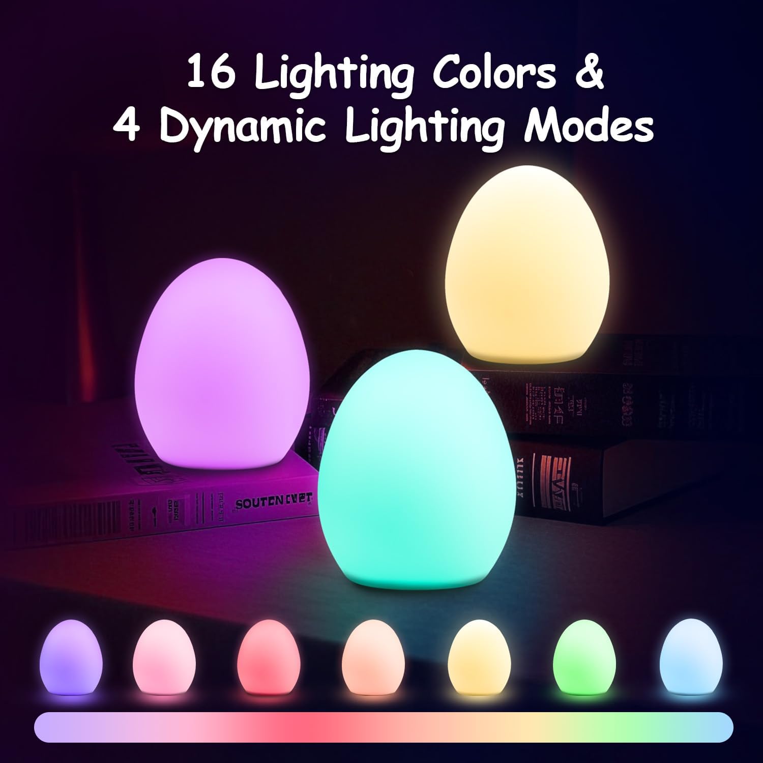 Baby Night Light Rechargeable  – обзор и цена Baby Nursery Egg Light