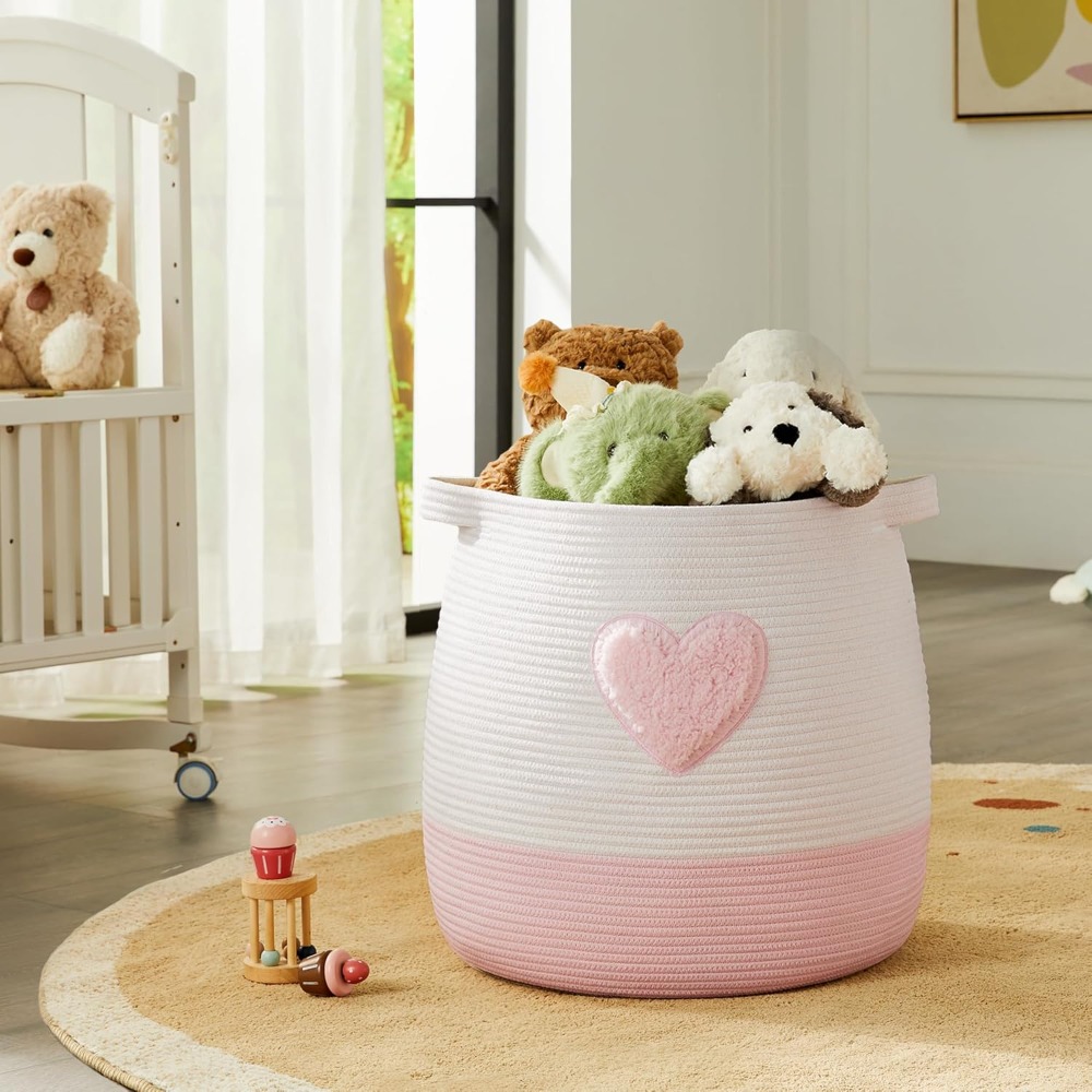 Pink Laundry Basket Hamper for – обзор и цена Baby Nursery Pink