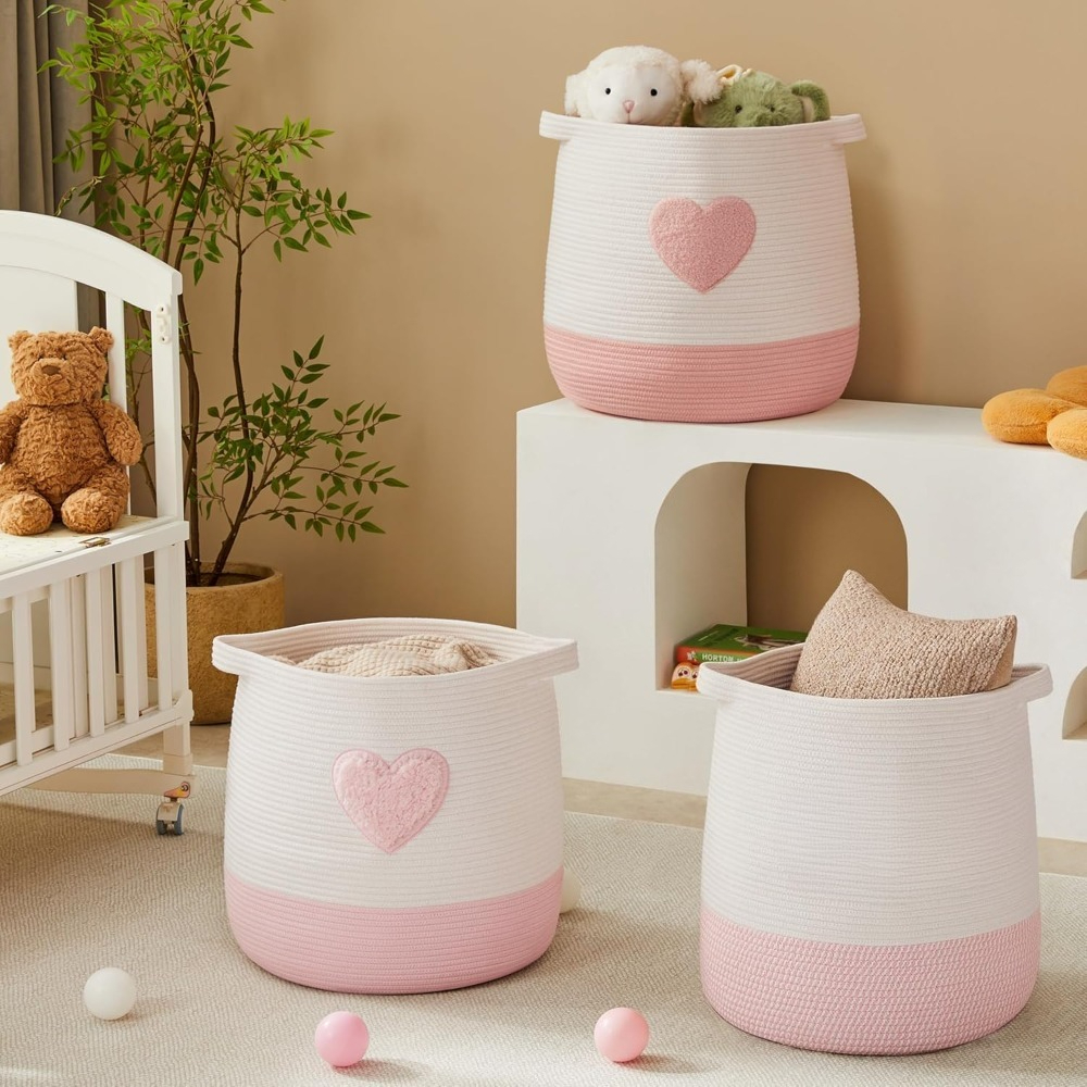 Pink Laundry Basket Hamper for – обзор и цена Baby Nursery Pink