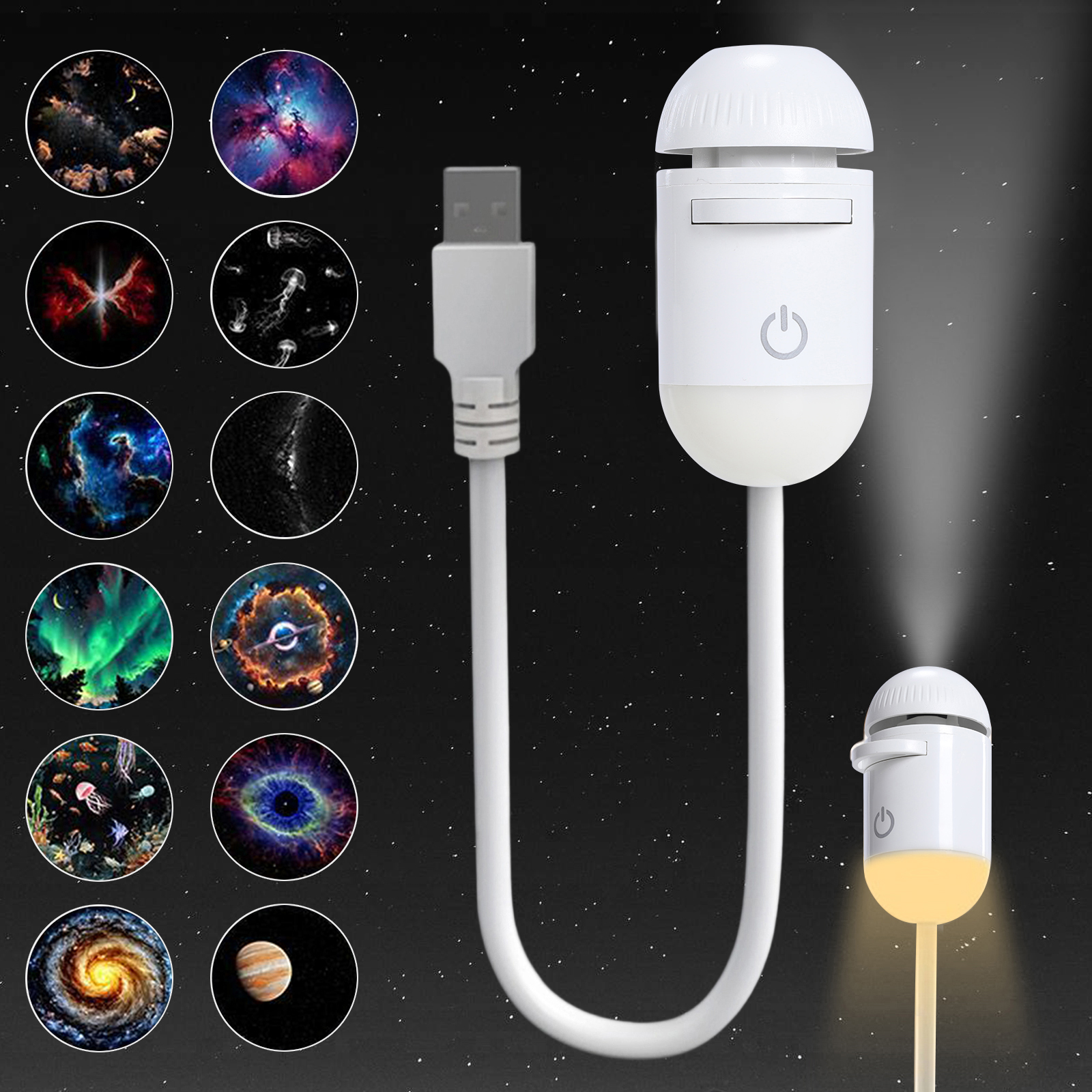 Mini Galaxy Star Night Light P – обзор и цена Night Light Projector Stars