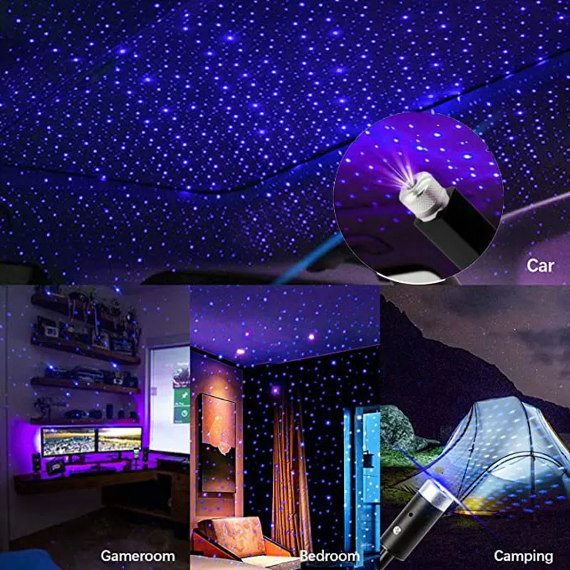 1/2X Romantic LED Starry Sky N – обзор и цена Night Light Projector Stars