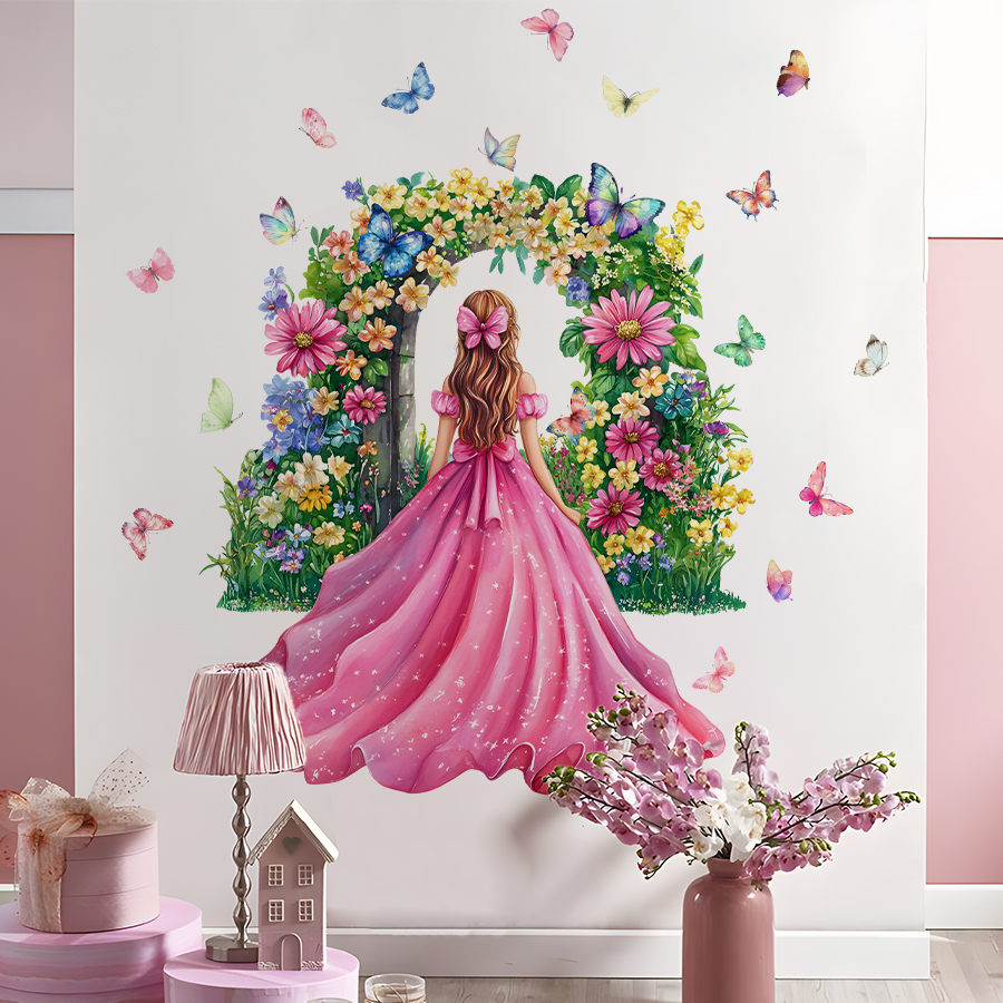 Girl Moon Butterflies Wall Sti – обзор и цена Baby Nursery Ideas Girl