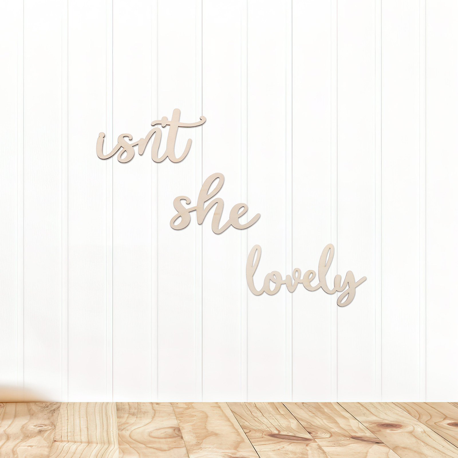Isn't She Lovely Wooden Wall S – обзор и цена Baby Nursery Themes
