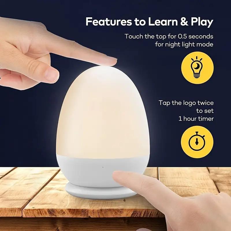 Touch Night Light for Baby Nur – обзор и цена Baby Nursery Egg Light