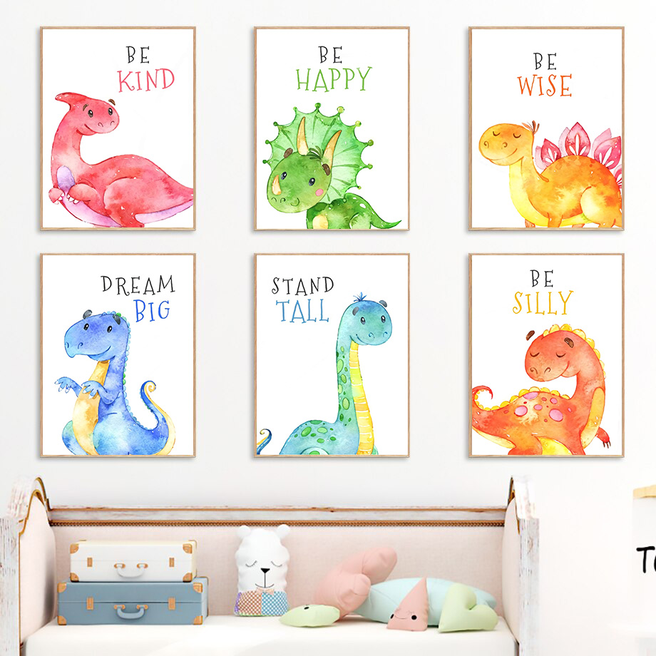 Cartoon Dinosaur Quotes Wall A – обзор и цена Baby Boy Nursery Quotes