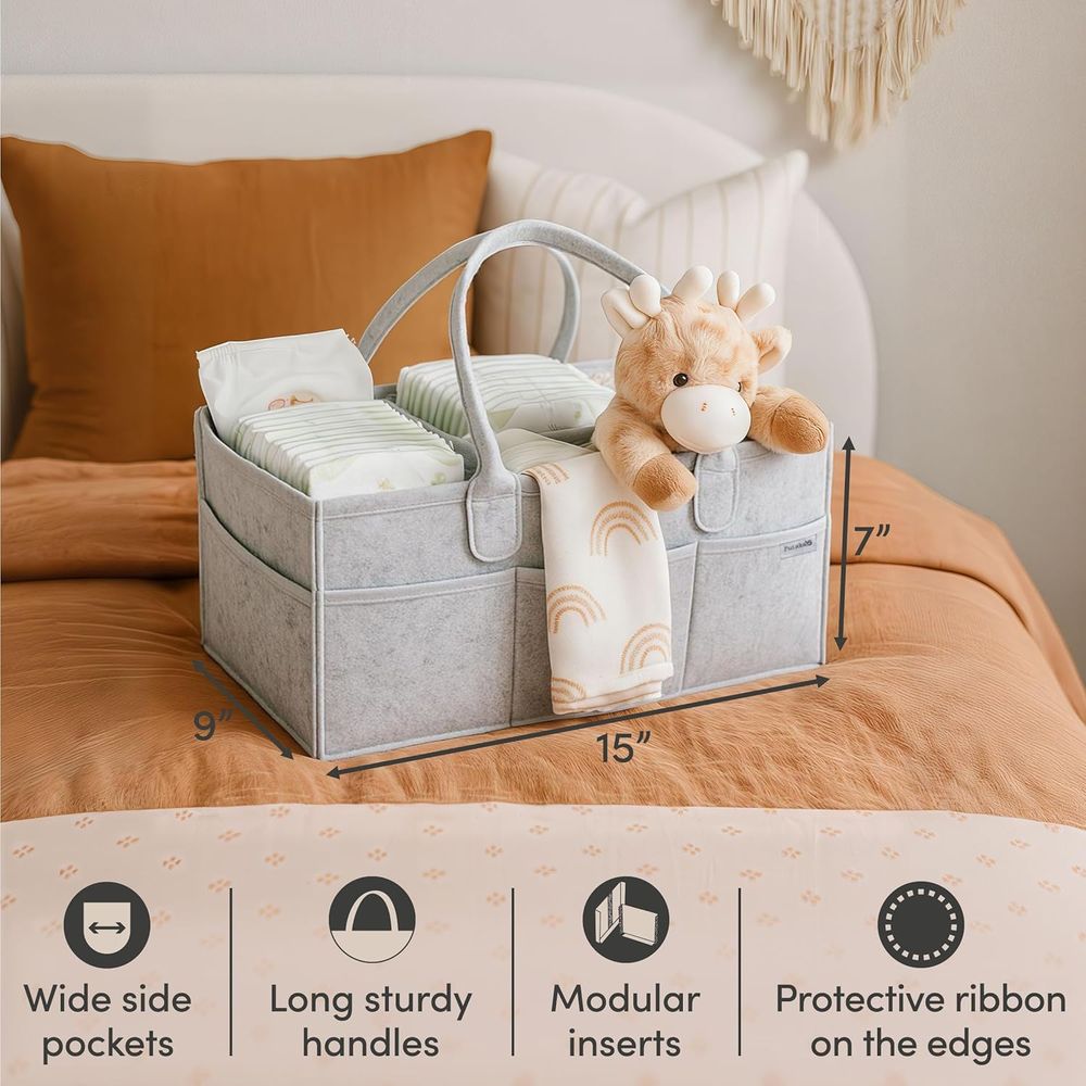 Baby Diaper Caddy Organizer -  – обзор и цена Baby Nursery Must Haves