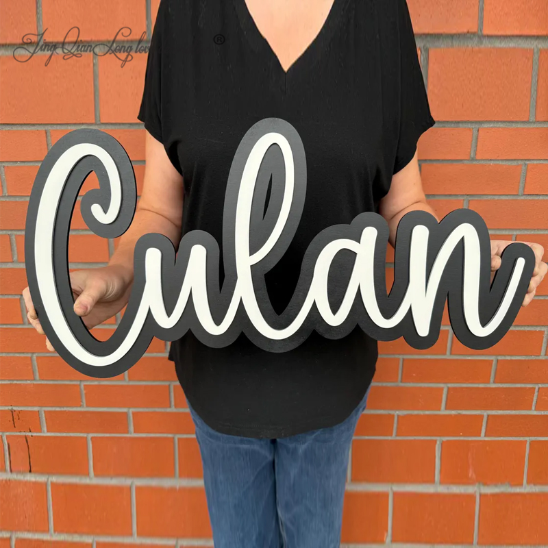 Custom Personalised Double lay – обзор и цена Baby Nursery Name Letters