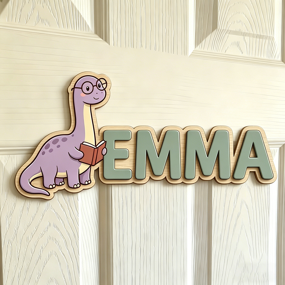 Whimsical Nerdy Dinosaur Custo – обзор и цена Baby Nursery Themes