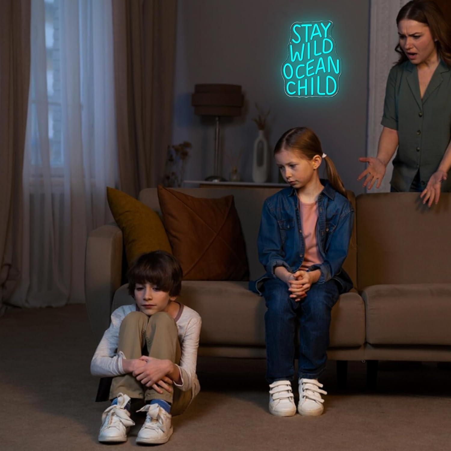 Stay Wild Ocean Child Neon Sig – обзор и цена Baby Nursery Light