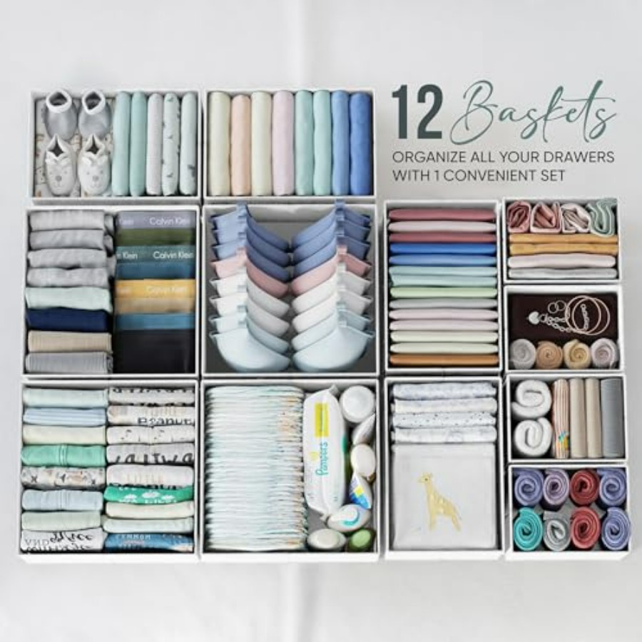Drawer Organizer Clothes Set o – обзор и цена Baby Nursery Organizer