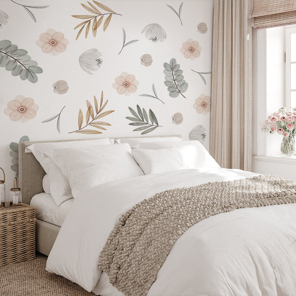 Boho Leaves Botanical DIY Wall – обзор и цена Baby Nursery Diy