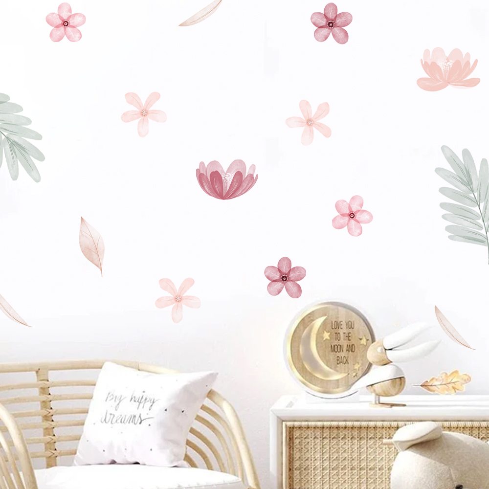 Boho Leaves Botanical DIY Wall – обзор и цена Baby Nursery Diy