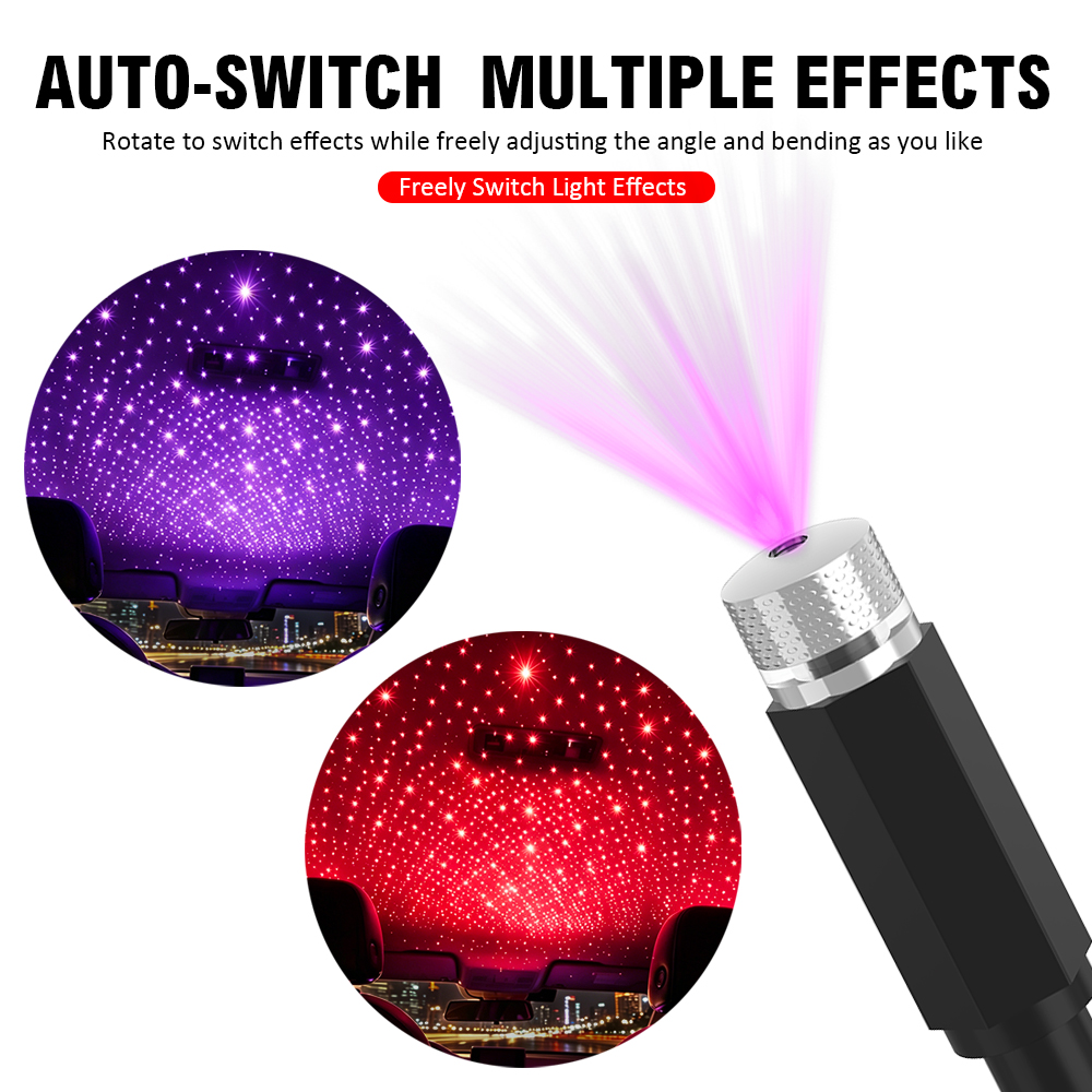 USB Car Roof Projector LED Sta – обзор и цена Night Light Projector Stars