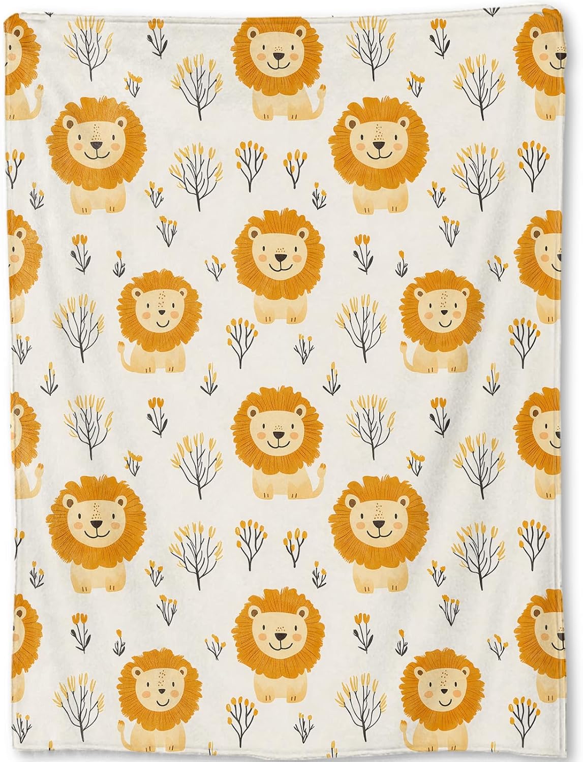 Ultra Soft Plush Lion Pattern  – обзор и цена Baby Nursery Hospital