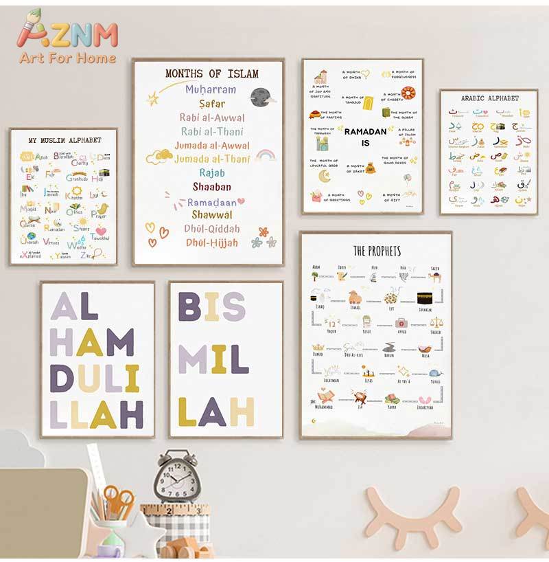 Islam Muslim Prophets Arabic A – обзор и цена Baby Nursery Pictures