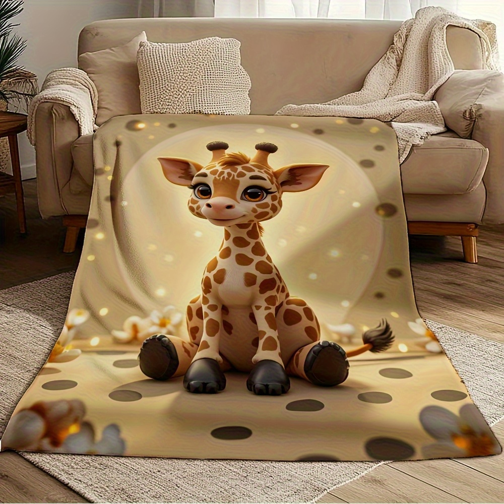 Adorable Giraffe Print Throw B – обзор и цена Baby Nursery Hospital