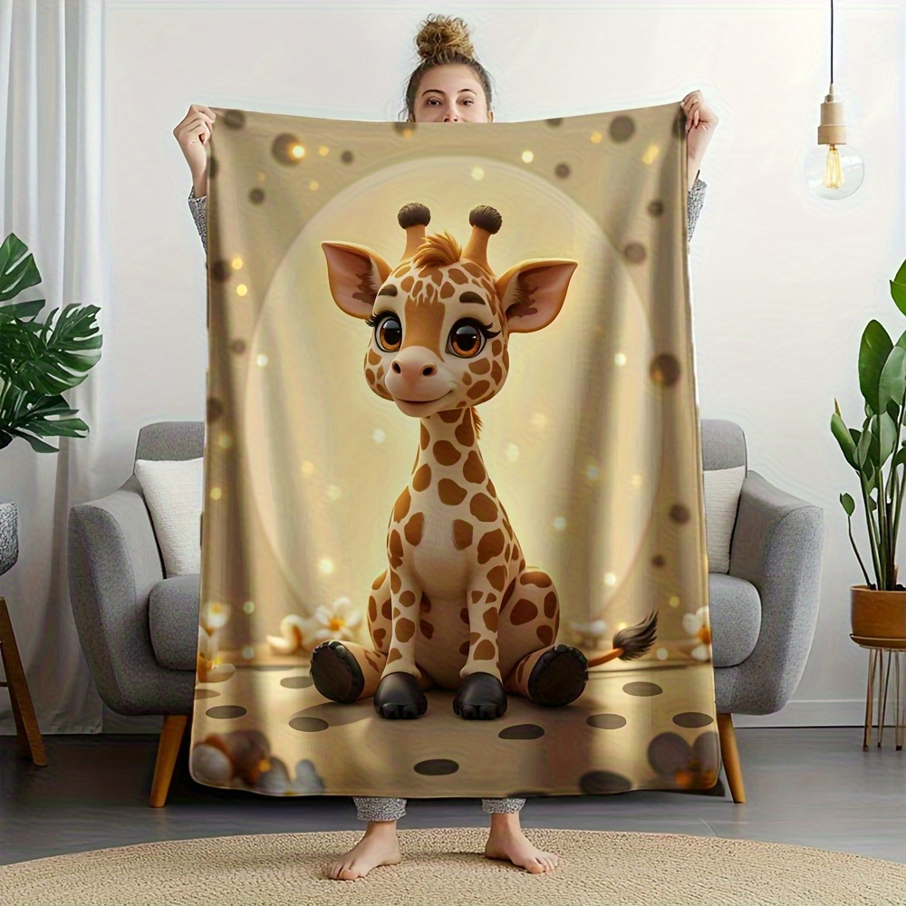 Adorable Giraffe Print Throw B – обзор и цена Baby Nursery Hospital