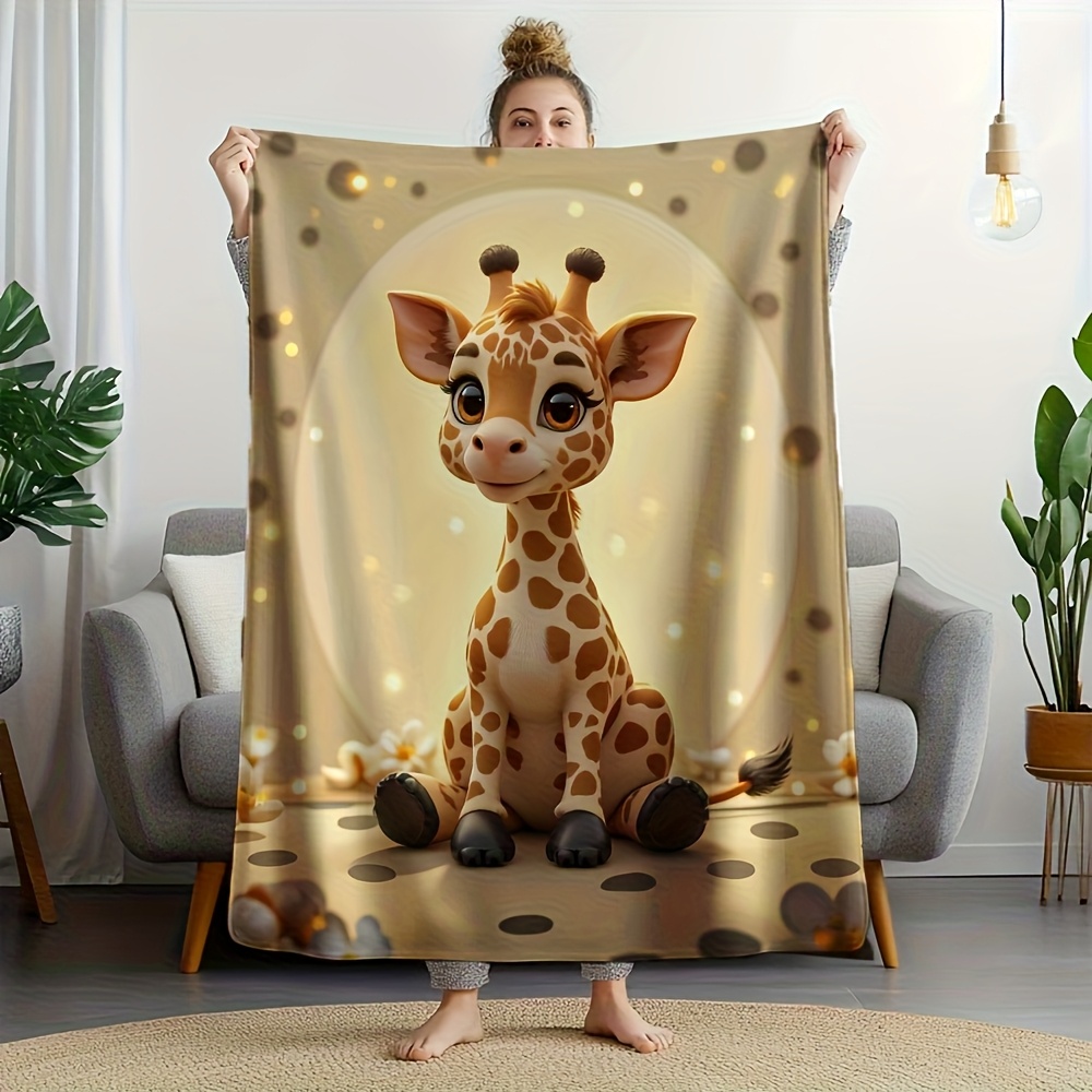 Adorable Giraffe Print Throw B – обзор и цена Baby Nursery Hospital