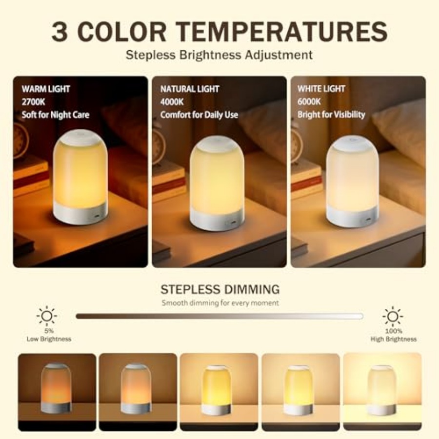 Bedside Touch Night Light, Bab – обзор и цена Baby Nursery Egg Light