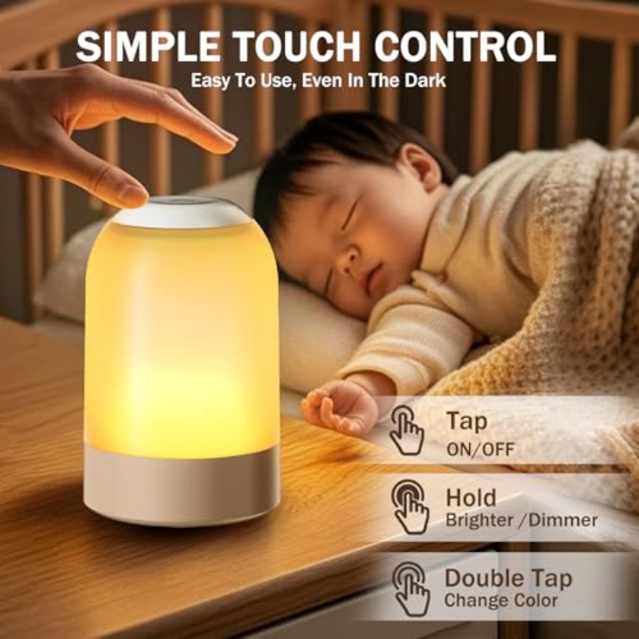 Bedside Touch Night Light, Bab – обзор и цена Baby Nursery Egg Light