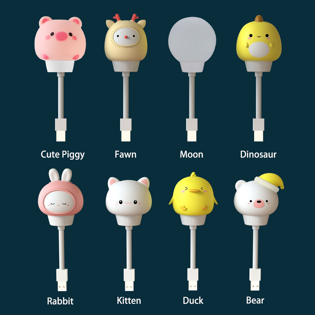 USB Night Light LED Cute Carto – обзор и цена Baby Nursery Light