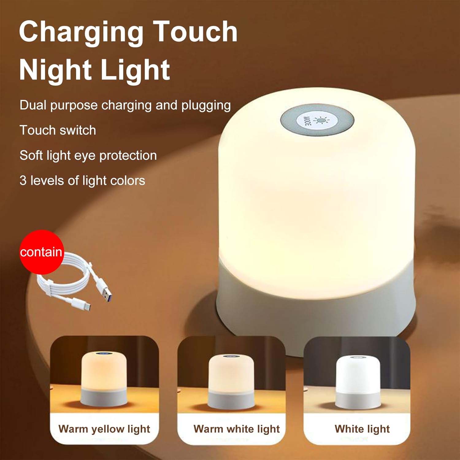 1pcPortable Baby Night Light,3 – обзор и цена Baby Nursery Egg Light