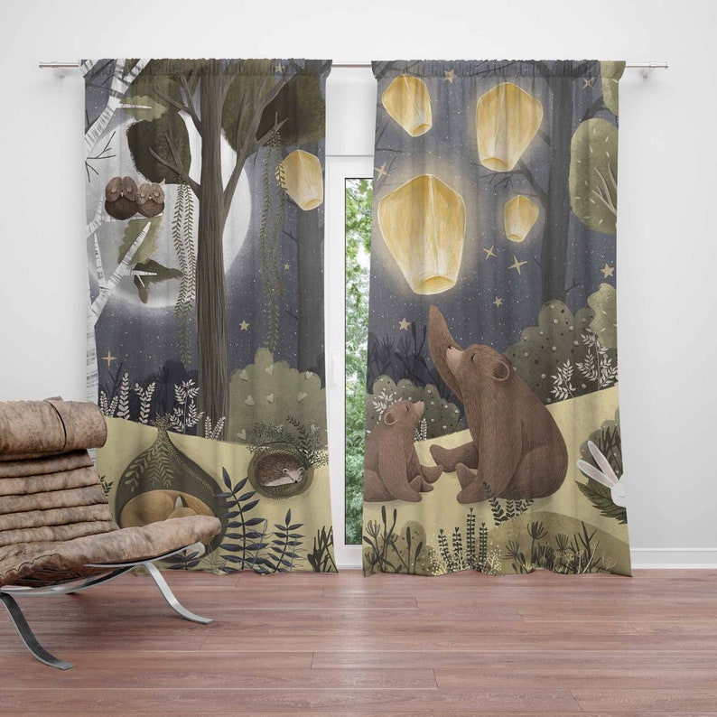 Woodland Nursery Curtains Anim – обзор и цена Baby Nursery Youtube