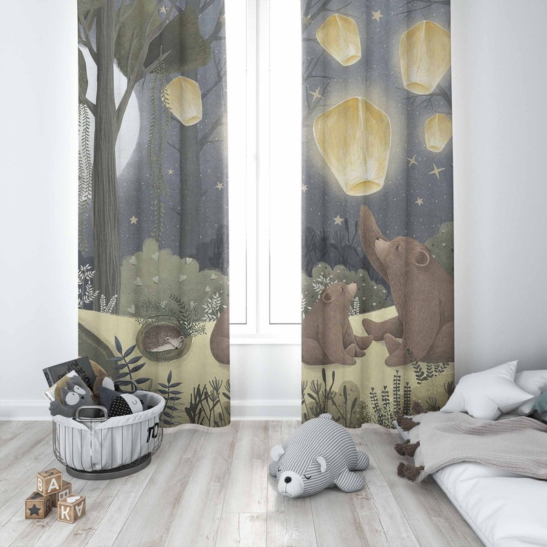 Woodland Nursery Curtains Anim – обзор и цена Baby Nursery Youtube