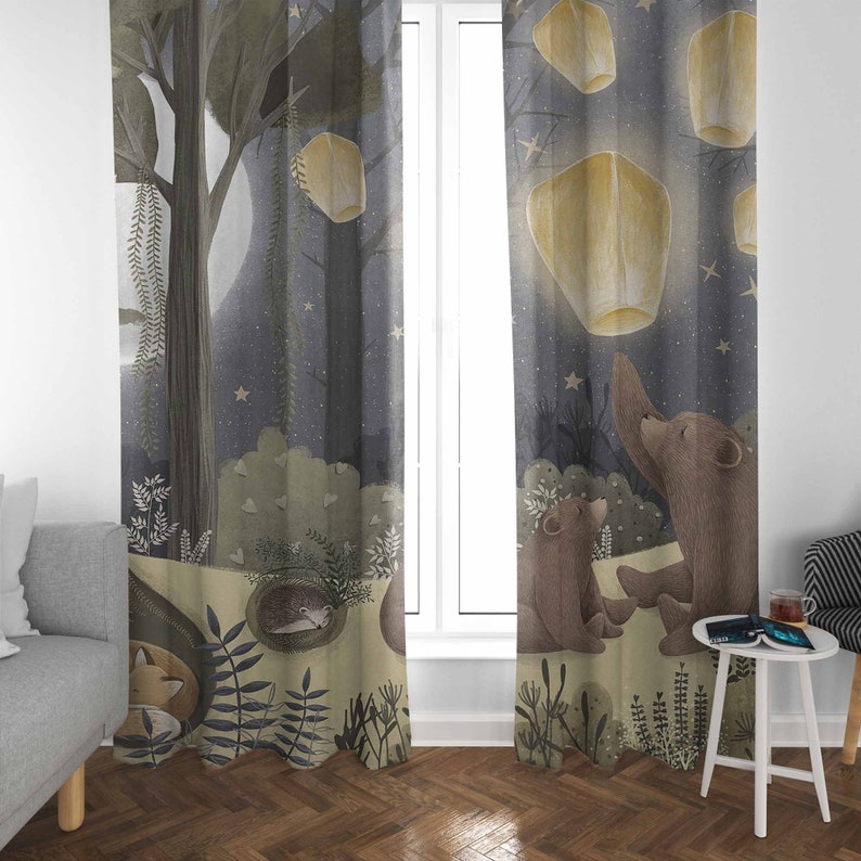 Woodland Nursery Curtains Anim – обзор и цена Baby Nursery Youtube