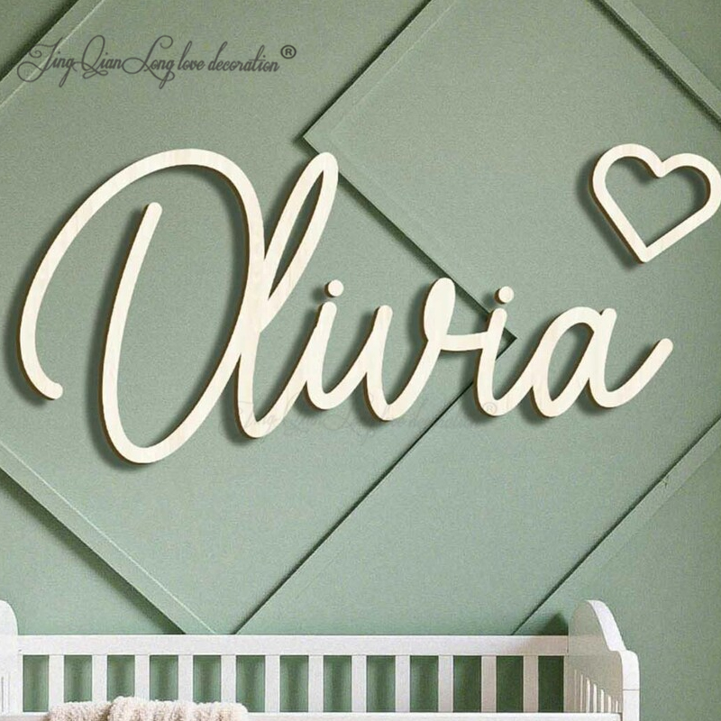 Custom Personalized Wood Name  – обзор и цена Baby Nursery Name Letters
