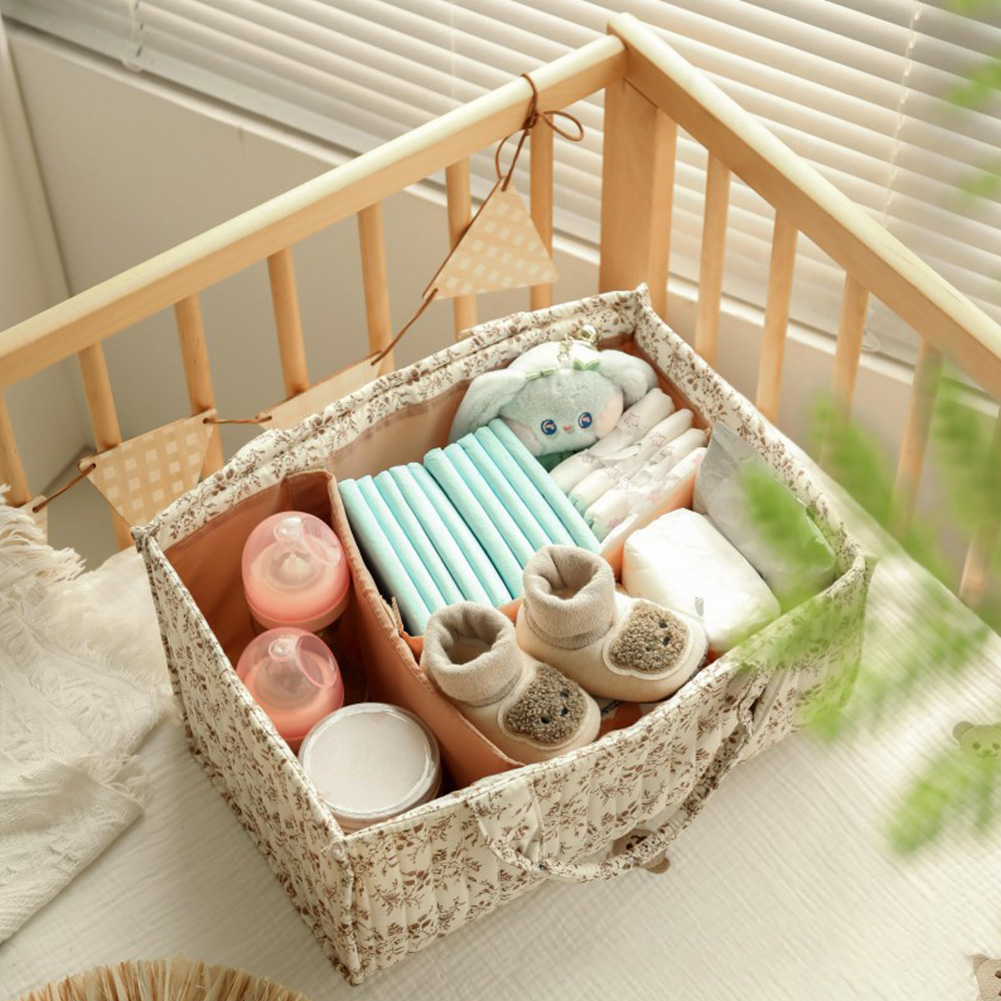 Floral Diaper Caddy Organizer  – обзор и цена Baby Nursery Must Haves