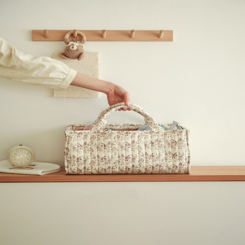 Floral Diaper Caddy Organizer  – обзор и цена Baby Nursery Must Haves