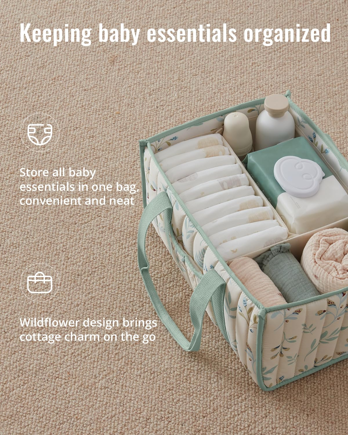 Diaper Caddy Organizer, Stylis – обзор и цена Baby Nursery Organizer