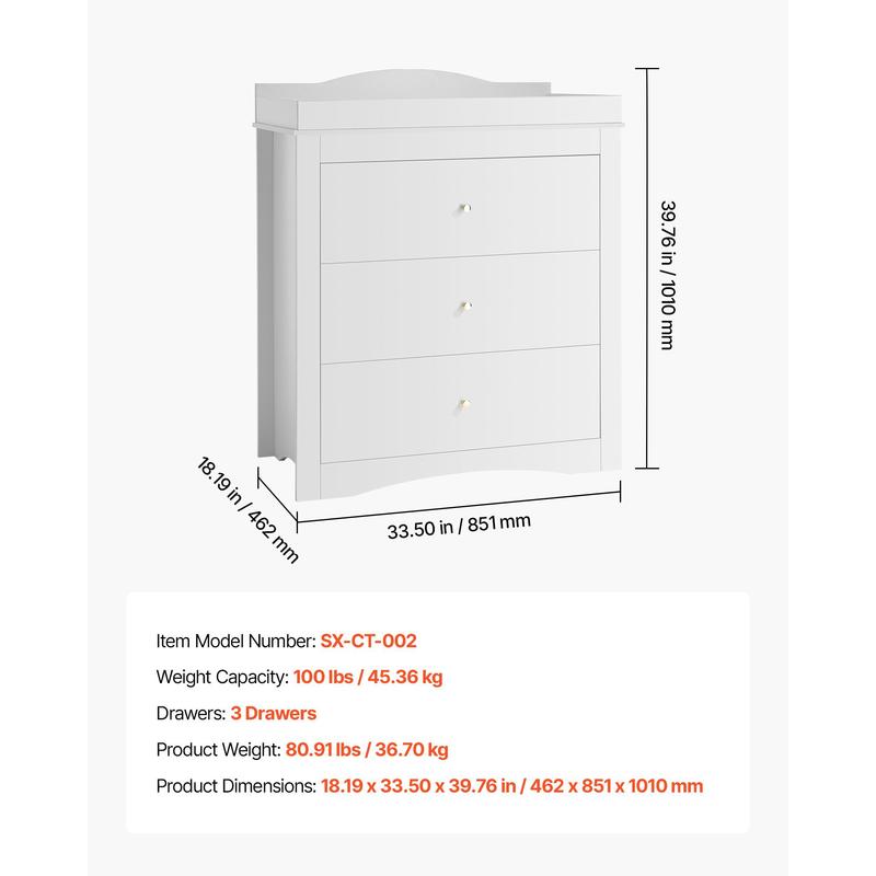 Changing Table Dresser, Baby D – обзор и цена Baby Nursery Organizer