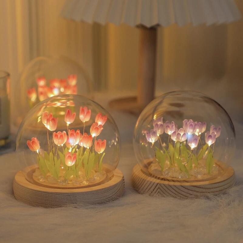 Artificial Tulip Flower Night  – обзор и цена Baby Nursery Light