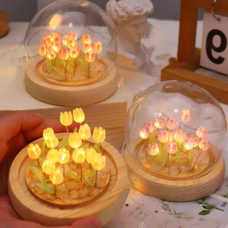Artificial Tulip Flower Night  – обзор и цена Baby Nursery Light