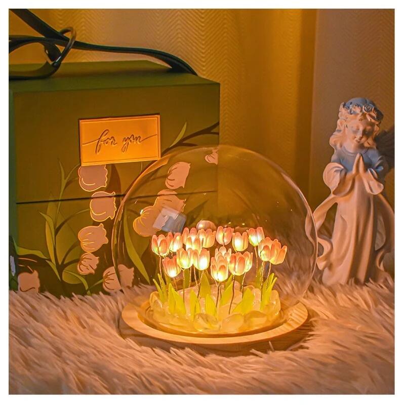 Artificial Tulip Flower Night  – обзор и цена Baby Nursery Light