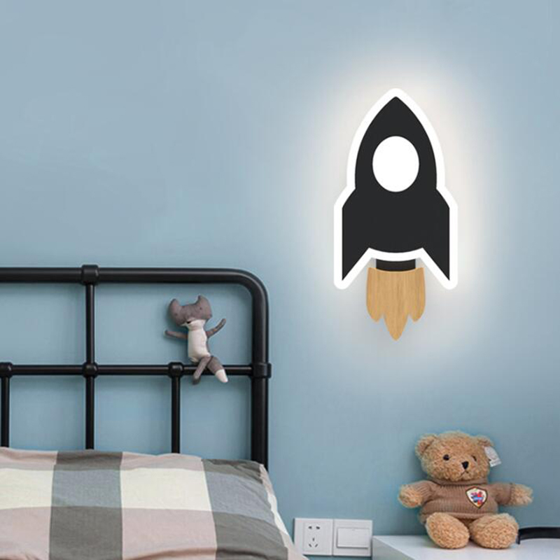 Cartoon LED Rocket Wall Lamp M – обзор и цена Baby Nursery Light